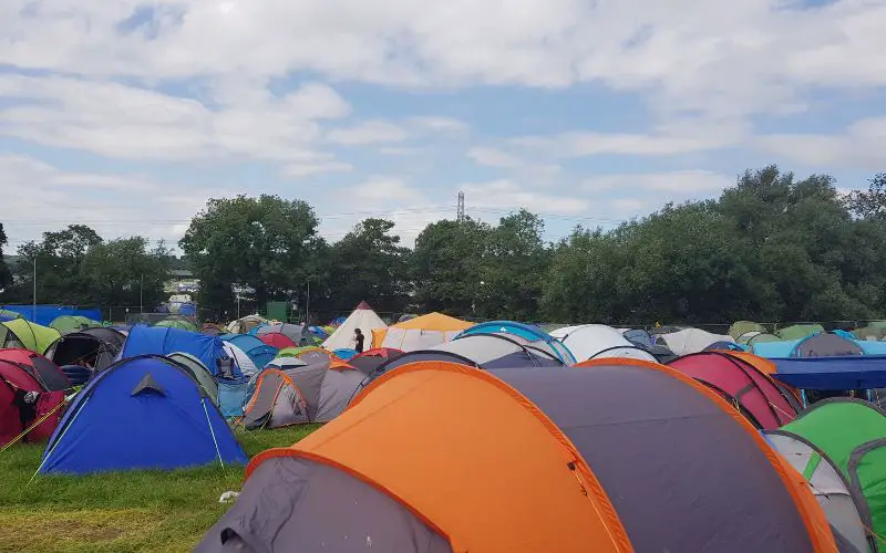 Can you camp anywhere at Glastonbury Festival?