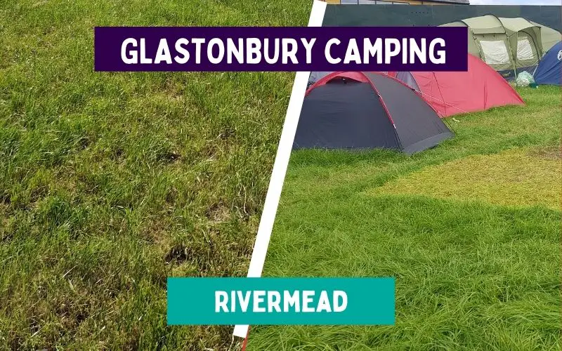 Rivermead campsite Glastonbury festival