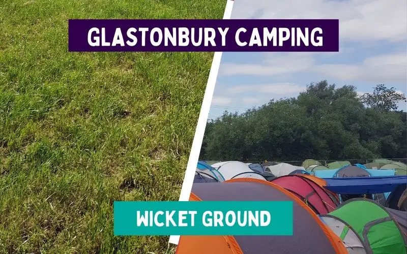 Glastonbury Campsites - Wicket Ground