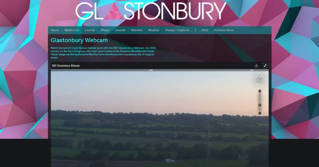 Glastonbury Festival BBC Webcam